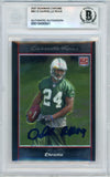 2007 Bowman Chrome #BC10 Darrelle Revis RC BGS Autograph