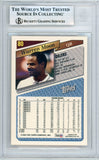 1993 Topps #80 Warren Moon w/ "HOF" Houston Oilers BGS Autograph