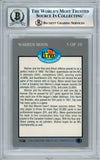 1991 Ultra Performances #5 Warren Moon w/ "HOF" Houston Oilers BGS Autograph 10