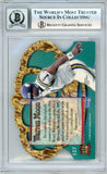 1995 Crown Royale #127 Warren Moon w/ "HOF" Vikings BGS Autograph 10