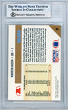 1991 Pro Set #9 Warren Moon w/ "HOF" Houston Oilers BGS Autograph