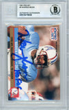 1991 Pro Set #9 Warren Moon w/ "HOF" Houston Oilers BGS Autograph