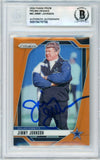 2024 Panini Prizm - Orange #82 Jimmy Johnson Cowboys BGS Autograph