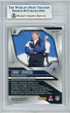 2024 Panini Prizm - Pink #82 Jimmy Johnson Cowboys BGS Autograph