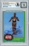 1977 Star Wars -The Marvelous Droid-C3P0 #256 Anthony Daniels RC BGS Autograph 10