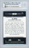 2024 Topps Chrome Star Wars - Rebel Orange Refractor /25 #109 Anthony Daniels BGS Autograph