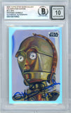 2023 Topps Star Wars Galaxy - Eroupe Celebration Edition #5 Anthony Daniesl BGS Autograph 10