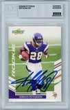 2007 Score #341 Adrian Peterson Rookie Vikings BGS Autograph 10