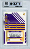 2007 Score #341 Adrian Peterson Rookie Vikings BGS Autograph 10