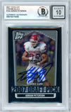 2007 Topps DPP Chrome - Black #135 Adrian Peterson Rookie Oklahoma BGS Autograph 10