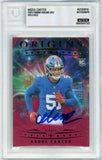 2025 Origins - Red Holo /299 #112 Abdul Carter RC New York Giants BGS Autograph 10
