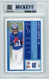 2025 Donruss - Purple Press Proof #315 Abdul Carter RC New York Giants BGS Autograph