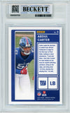 2025 Donruss - The Rookies #4 Abdul Carter RC New York Giants BGS Autograph 10