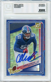 2025 Donruss - The Rookies #4 Abdul Carter RC New York Giants BGS Autograph 10