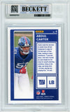 2025 Donruss - The Rookies #4 Abdul Carter RC New York Giants BGS Autograph 10