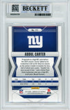 2025 Elite - Status Metallic Orange /849 #111 Abdul Carter RC New York Giants BGS Auto 10