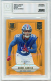 2025 Elite - Status Metallic Orange /849 #111 Abdul Carter RC New York Giants BGS Auto 10