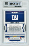2025 Elite - Status Metallic Orange /849 #111 Abdul Carter RC New York Giants BGS Auto 10