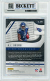 2019 Prizm - Red, White & Blue Prizm #344 AJ Brown RC Tennessee Titans BGS Auto 10