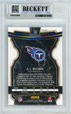 2019 Select - Silver Prizm #30 AJ Brown RC Tennessee Titans BGS Autograph 10