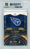 2019 Select - Rookie Swatches Copper Prizm /49 #RS-8 AJ Brown RC Titans BGS 6.5 Auto 10