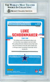 2023 Donruss Optic - Red & Green #325 Luke Schoonmaker RC Cowboys BGS Autograph