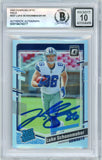2023 Donruss Optic - Holo #227 Luke Schoonmaker RC Dallas Cowboys BGS Autograph 10