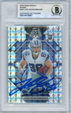 2023 Mosaic - Silver Mosaic #344 Luke Schoonmaker RC Dallas Cowboys BGS Autograph