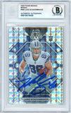 2023 Mosaic - Silver Mosaic #344 Luke Schoonmaker RC Dallas Cowboys BGS Autograph