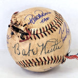 Sandlot Cast Signed Custom Baseball w/8 Signatures- Beckett W Holo
