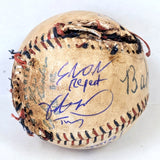 Sandlot Cast Signed Custom Baseball w/8 Signatures- Beckett W Holo