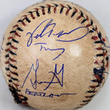 Sandlot Cast Signed Custom Baseball w/8 Signatures-Beckett W Hologram