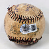 Sandlot Cast Signed Custom Baseball w/8 Signatures-Beckett W Hologram