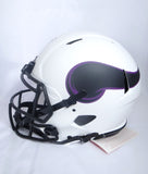 Adrian Peterson Signed Vikings Lunar Speed F/S Authentic Helmet-BAW Holo