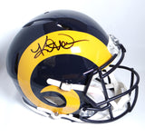 Kurt Warner Autographed St. Louis Rams 81-99 TB Speed Authentic F/S Helmet-Beckett W Hologram