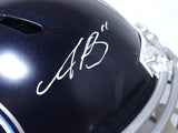 AJ Brown Autographed Tennessee Titans F/S Speed Helmet-Beckett W Hologram