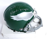 Randall Cunningham Signed Eagles 74-95 Mini Helmet w/Ultimate Weapon- Beckett W