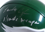 Randall Cunningham Signed Eagles 74-95 Mini Helmet w/Ultimate Weapon- Beckett W