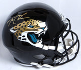 Trevor Lawrence Autographed Jaguars F/S Speed Helmet- Fanatics* Gold