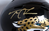 Trevor Lawrence Autographed Jaguars F/S Speed Helmet- Fanatics* Gold