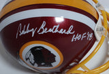 Bobby Beathard Autographed Washington Mini Helmet w/ HOF - Beckett W  *White