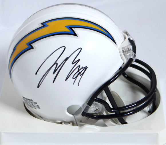 ebay mini signed football helmets Joey Bosa Los Angeles Chargers Fanatics Authentic Autographed Riddell Mini Helmet