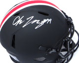 Chase Young Autographed Ohio State F/S Eclipse Speed Authentic Helmet-Fanatics