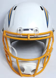 Austin Ekeler Autographed Chargers Replica Speed F/S Helmet - Beckett W *Black