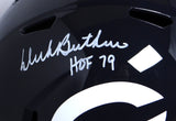 Dick Butkus Autographed Chicago Bears F/S 62-73 Speed Helmet w/HOF - JSA W