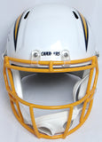 Austin Ekeler Autographed Chargers Replica Speed F/S Helmet Color Rush - Beckett W *Black