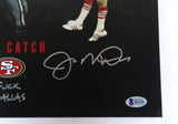 Joe Montana & Dwight Clark Autographed 49ers 11x14 Photo - Beckett