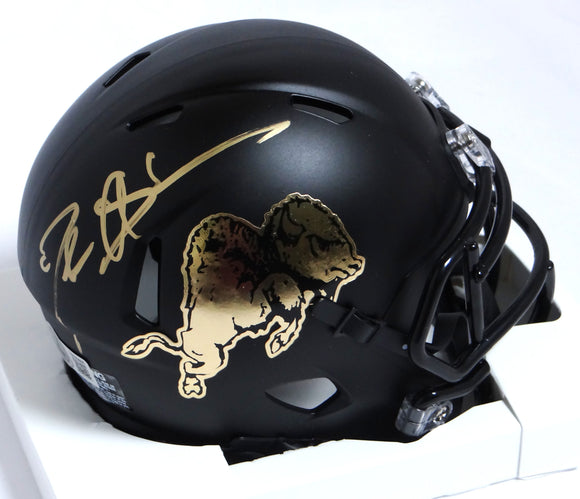 colorado football speed helmet Deion Sanders Autographed Colorado Black Chrome Speed Mini Helmet-Beck –  The Jersey Source