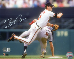 Billy Ripken Autographed Baltimore Orioles 8x10 Fielding Photo- Beckett W Holo