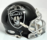 Jason Witten Autographed Raiders Blaze Mini Helmet - Beckett W Auth *Silver